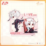 Love and Deepspace Linkon Chibi Report Series Acrylic Pen Stand